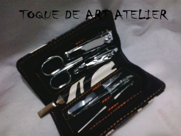Kit manicure zebra