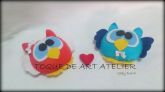 Casal de corujas apaixonados Cod 01
